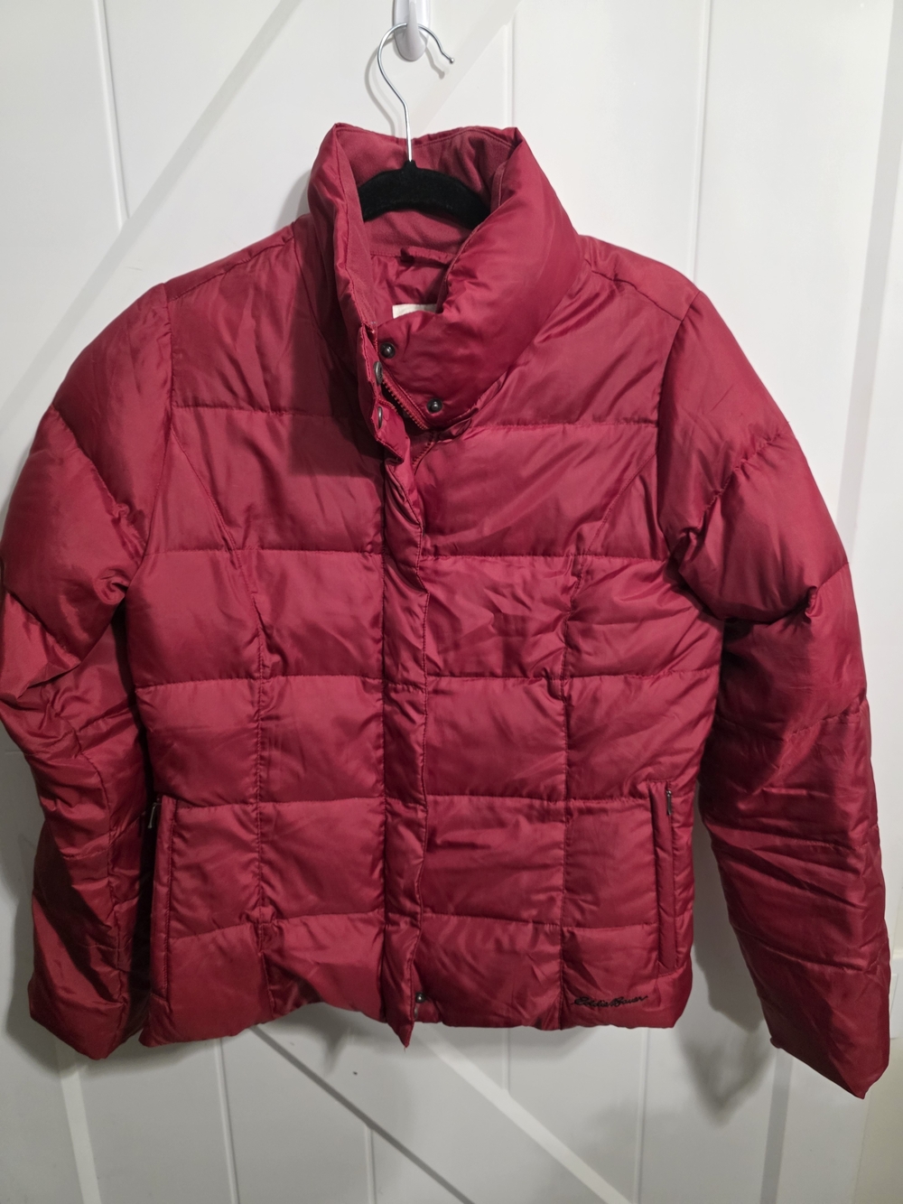 Eddie Bauer Red Goose Down Jacket Label